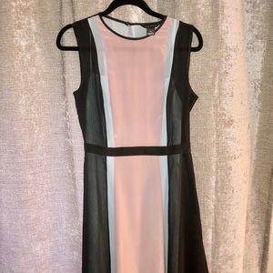 Club Monaco colour block dress.